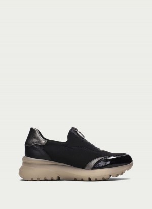 Hispanitas Polinesia Sneakers Dame Sort | HZF5890CW